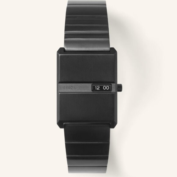 Breda Pulse Watch in black, digital, minimalist watch - Picture 1 of 8
